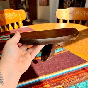 Small Primitive Floating Solid Wooden Shelf - Perfect for Small Trinkets!